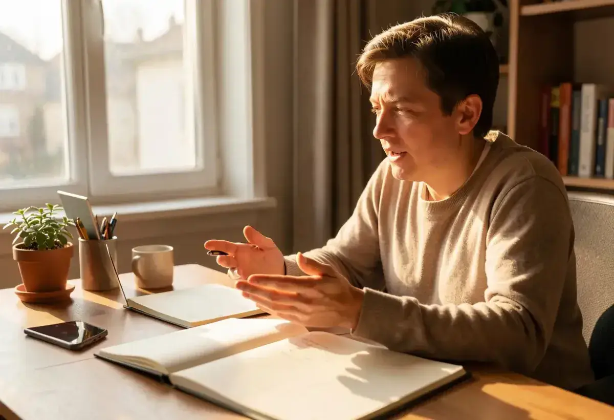 Using instructional self talk to guide complex tasks